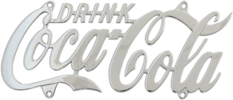 Tablecraft Coca-Cola Chrome Plated License Plate Wall Hanging Sign - Image 3