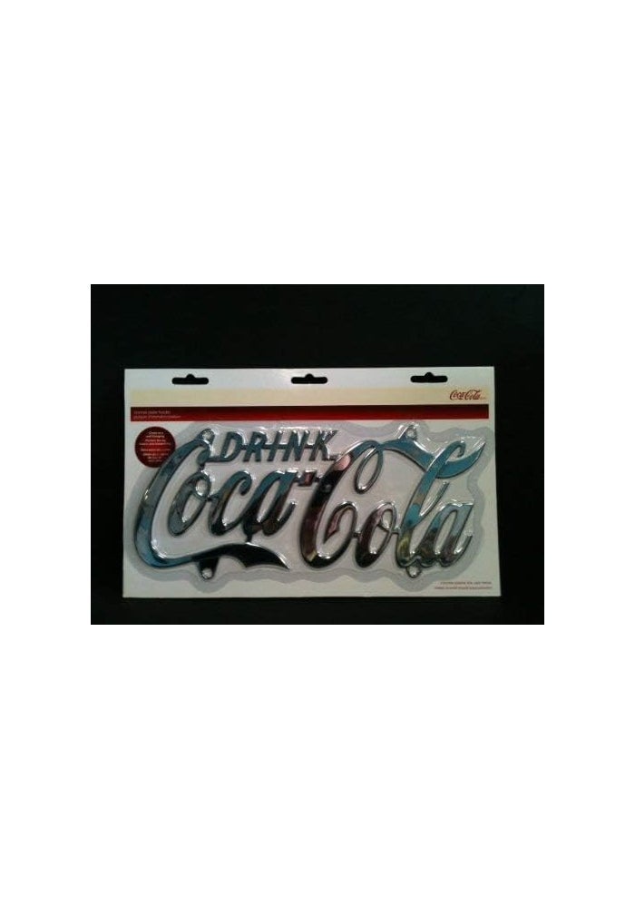 Tablecraft Coca-Cola Chrome Plated License Plate Wall Hanging Sign - Image 4