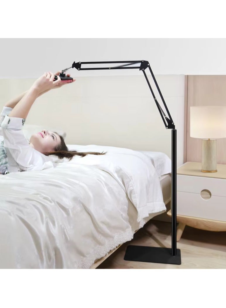 iPad Tripod Stand, Height Adjustable Foldable Floor Tablet Cradle Bracket Tripod Stand for Apple iPad, iPad Mini and All Other 4-12.9 Inch  - Image 4