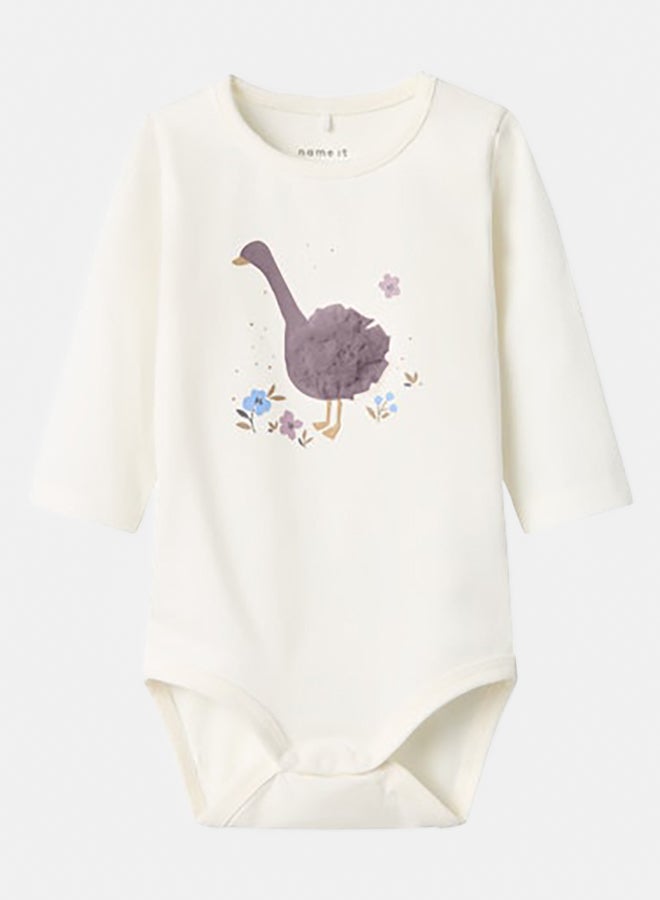 NAME IT Baby Girls Dine Longsleeve Body - Image 1