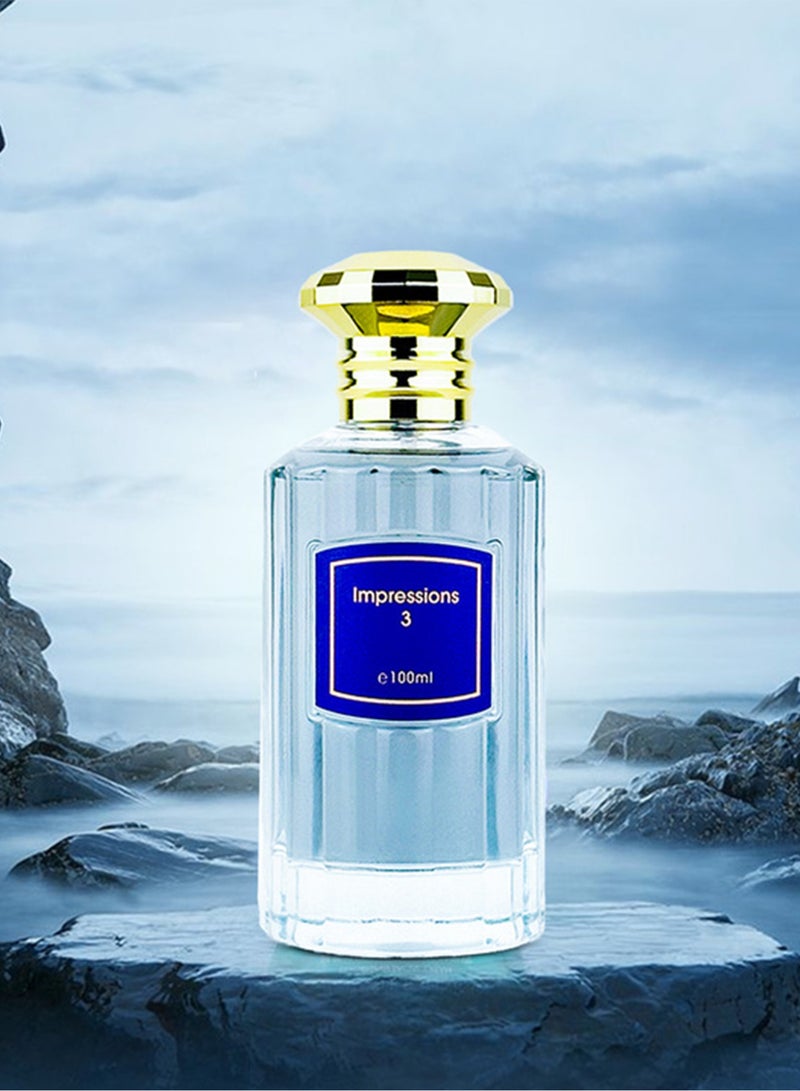 Rosemount IMPRESSIONS 3 100ml Eau de Perfume for women Desgine to Leave a Long Lasting Impression 100ml Imperial Perfume with Davana, Bergamot, Oud Captivating Musk, Leather, Vetiver Haiti Blend - Image 2