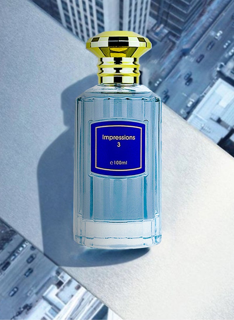 Rosemount IMPRESSIONS 3 100ml Eau de Perfume for women Desgine to Leave a Long Lasting Impression 100ml Imperial Perfume with Davana, Bergamot, Oud Captivating Musk, Leather, Vetiver Haiti Blend - Image 3
