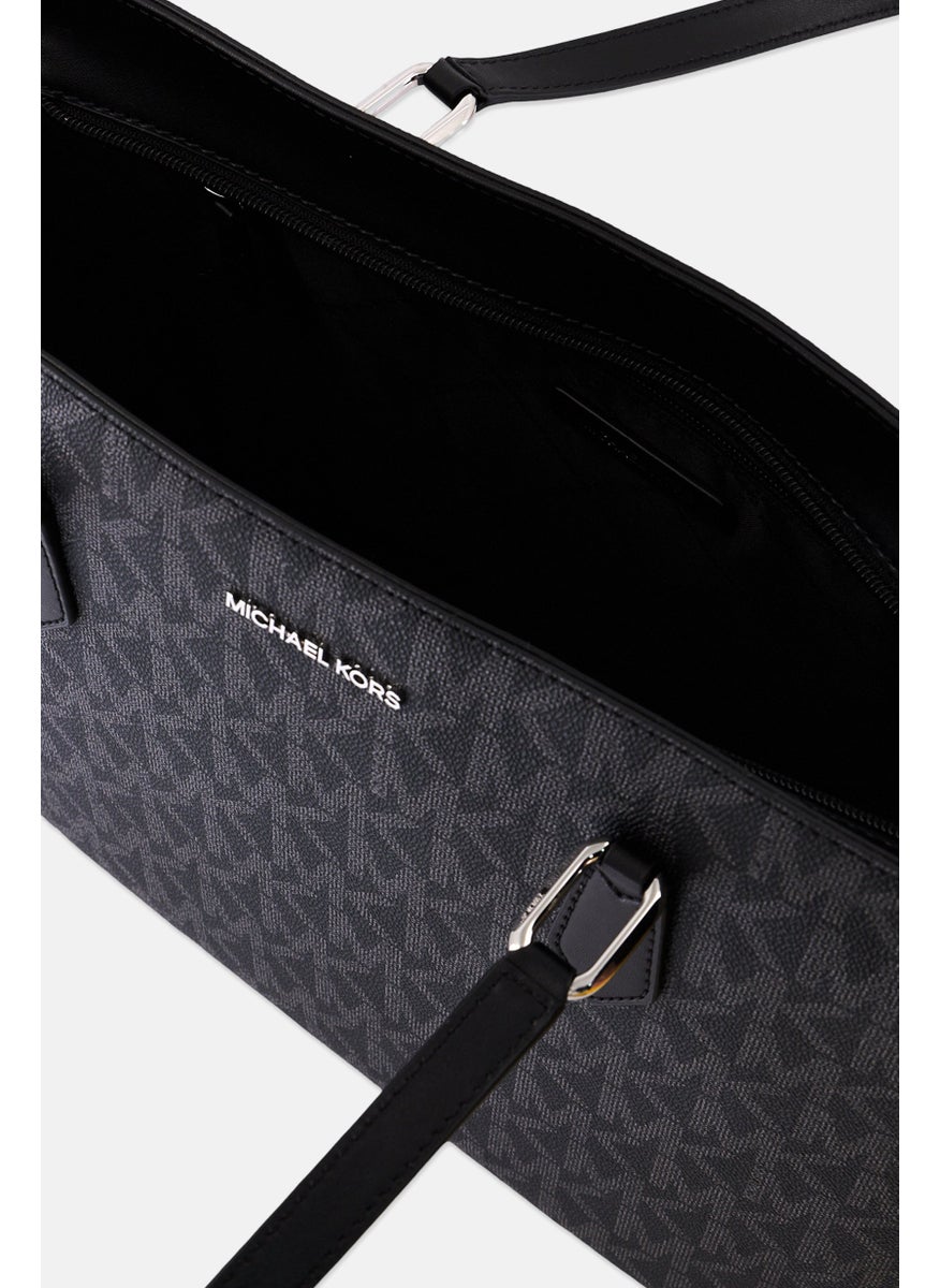 Michael Kors Women Brand Logo Tote Bag 27 H x 41 L x 11 W cm, Black  - Image 3