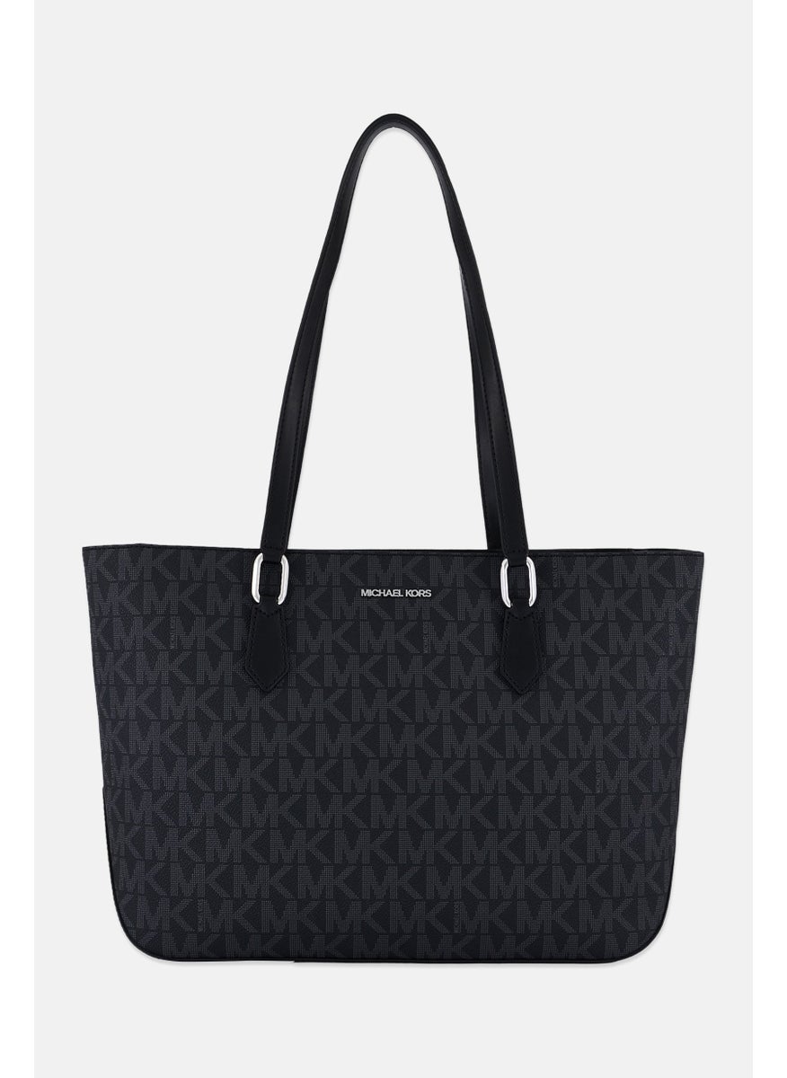 Michael Kors Women Brand Logo Tote Bag 27 H x 41 L x 11 W cm, Black  - Image 1