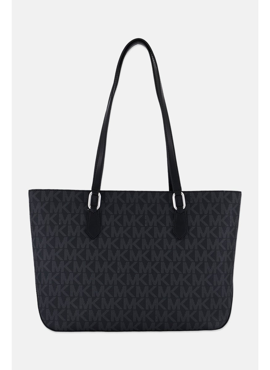 Michael Kors Women Brand Logo Tote Bag 27 H x 41 L x 11 W cm, Black  - Image 2