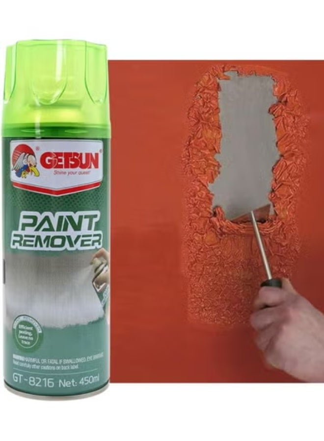 GETSUN 4 Piece Paint Remover Spray 450ml – Fast Acting Aerosol Paint Stripper for Metal, Car Parts & Surfaces, Easy Peel Formula, Combo Pack - GT-8216 - Image 4