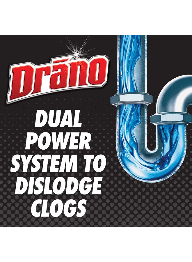 SC Johnson درانو جل مزيل انسداد المصارف ومنظف 16 أونصة وأداة ثعبان بلس 23 بوصة، يزيل الانسدادات الصعبة، خط تجاري - Image 2