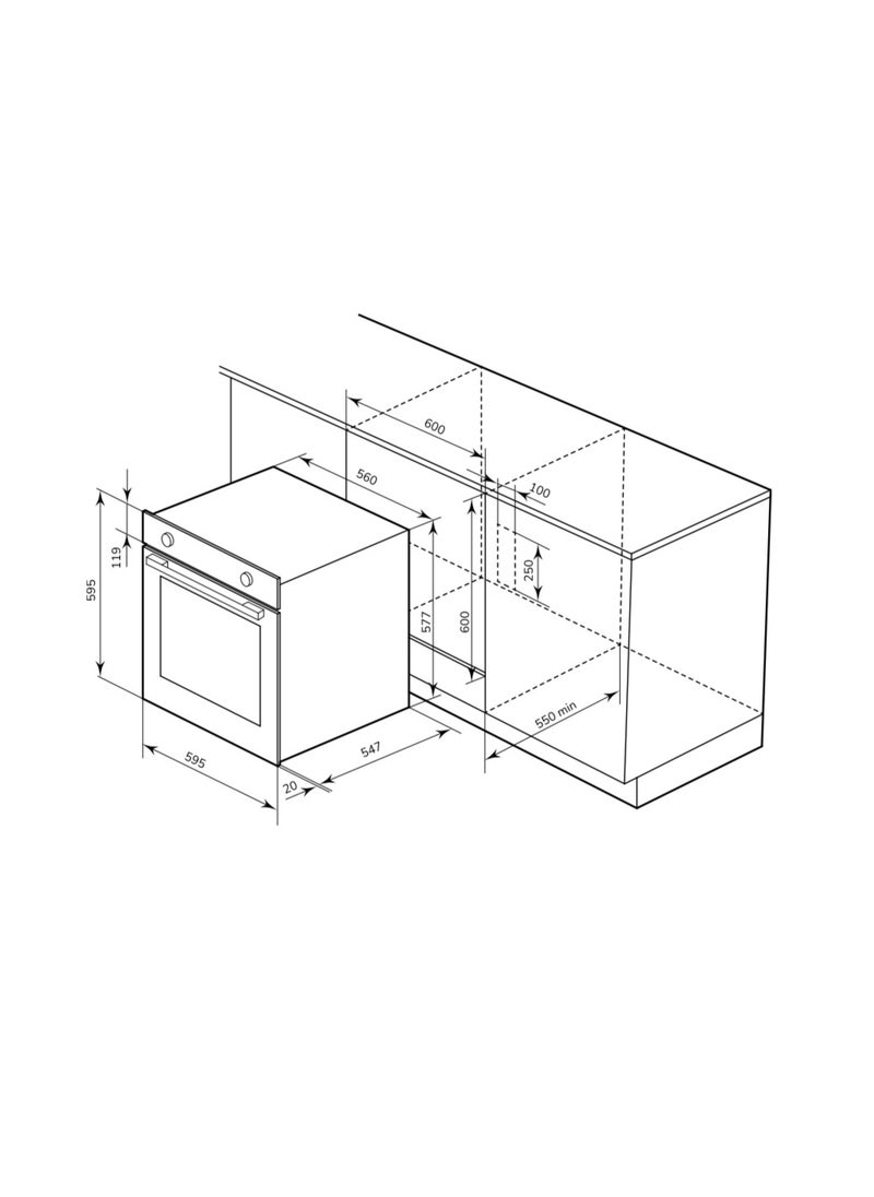 MILLEN - Built in Electric Oven 60 cm - Image 1