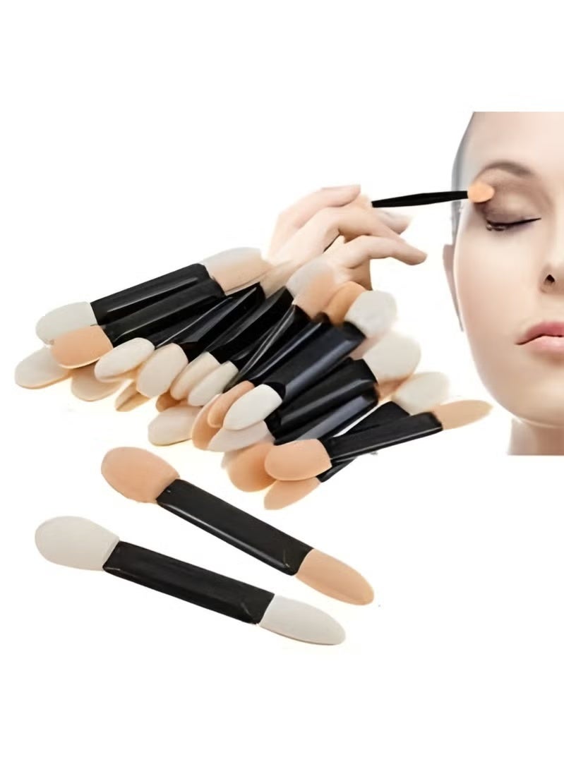 10 فرش ظلال عيون بإسفنجة ناعمة بيضاوية الشكل لتطبيق ودمج ظلال العيون بدقة وسهولة – مثالية للمكياج اليومي والسفر ولإطلالة عيون احترافية - Image 1