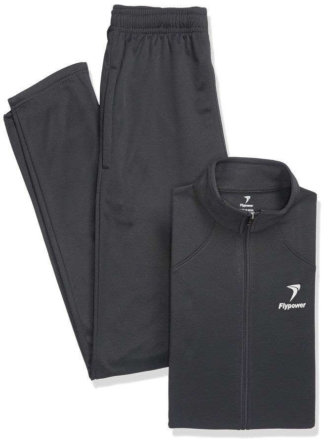 Flypower Badminton Racket Agni 4 with Tracksuit Fly Run 02 Grey Size XL, multicolor - Image 4