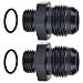 EVIL ENERGY 8AN Flare to AN6 ORB Male ORing Fitting Adapter 2PCS - Image 2