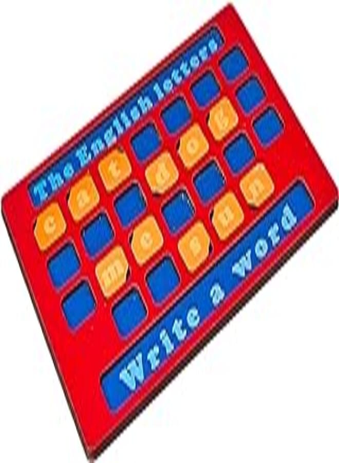 Generic Wooden Puzzle With English Alphabet Design To Develop Hand Eye Coordination Set Of 30 Pieces For Children - Multi Color