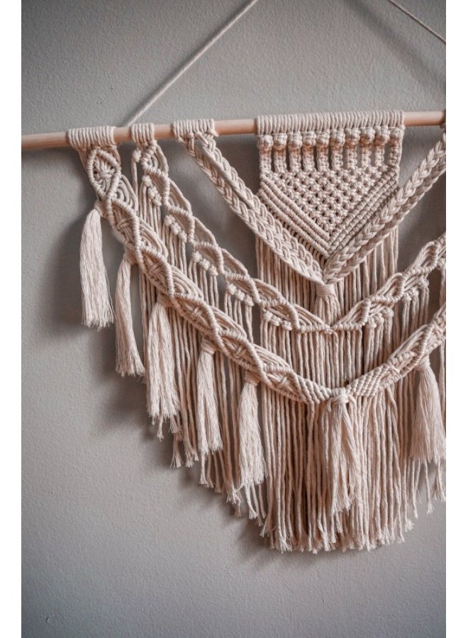 Home Gallery Macrame Pattern Wall Hanging Handmade  - Image 1