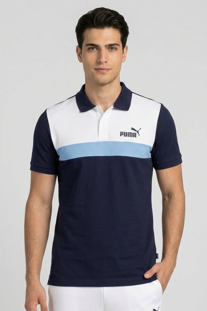 PUMA Men Sportswear Fit Short Sleeve Outdoor Polo Shirt, Multicolor - Image 1