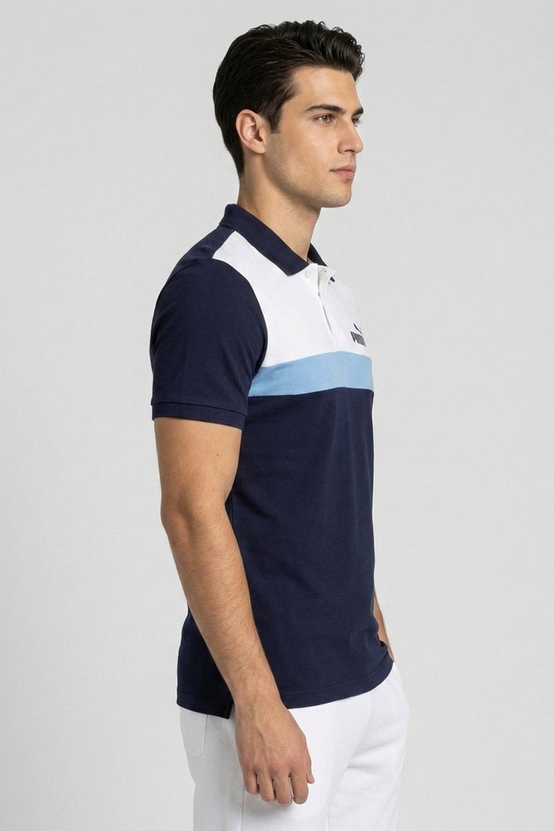 PUMA Men Sportswear Fit Short Sleeve Outdoor Polo Shirt, Multicolor - Image 3