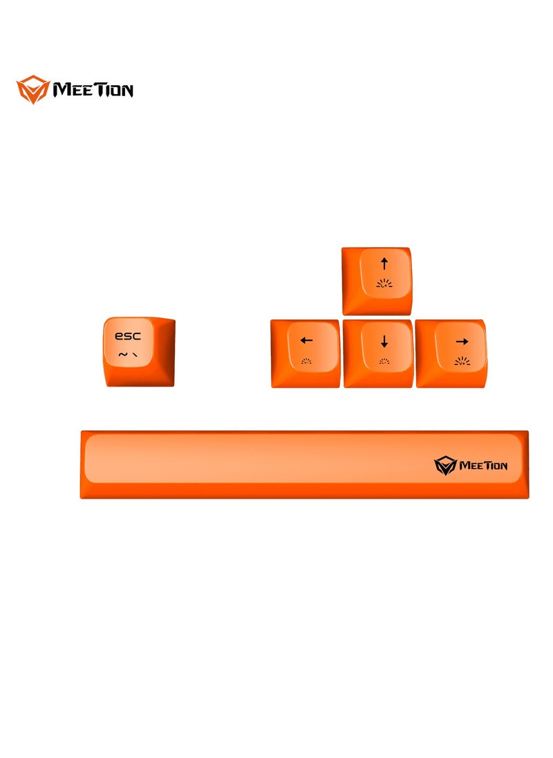 Meetion 65% Triple-Mode Wireless RGB Mechanical Keyboard MK12 65% Layout Full Key Hot-Swap Tri-Mode Connection (Black)