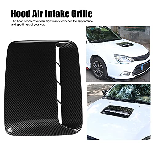 Aramox Bonnet Scoop Cover, ABS Carbon Fiber Hood Scoop Cover Universal for Automobile Modification Replacement (Carbon Fiber) - Image 3
