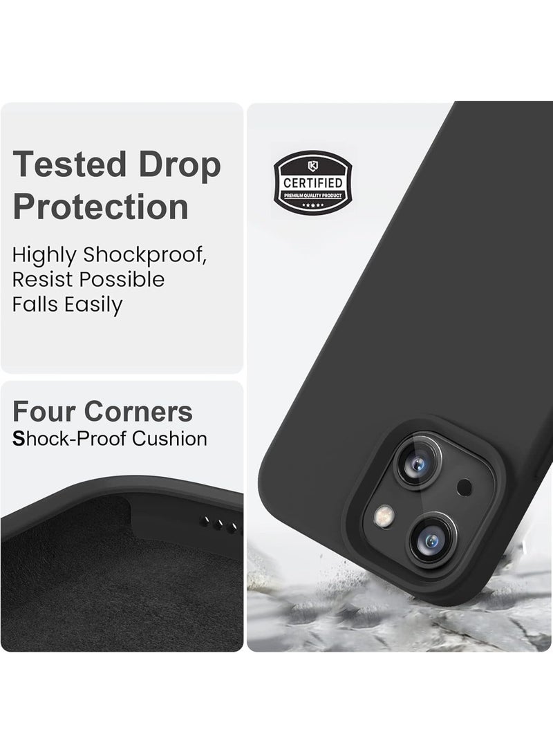 BORTONY iPhone 14 Case Liquid Silicone Anti Scratch Anti Fingerprint Soft Silky Touch Shockproof Protective Cover for Apple iPhone 14 - Image 4