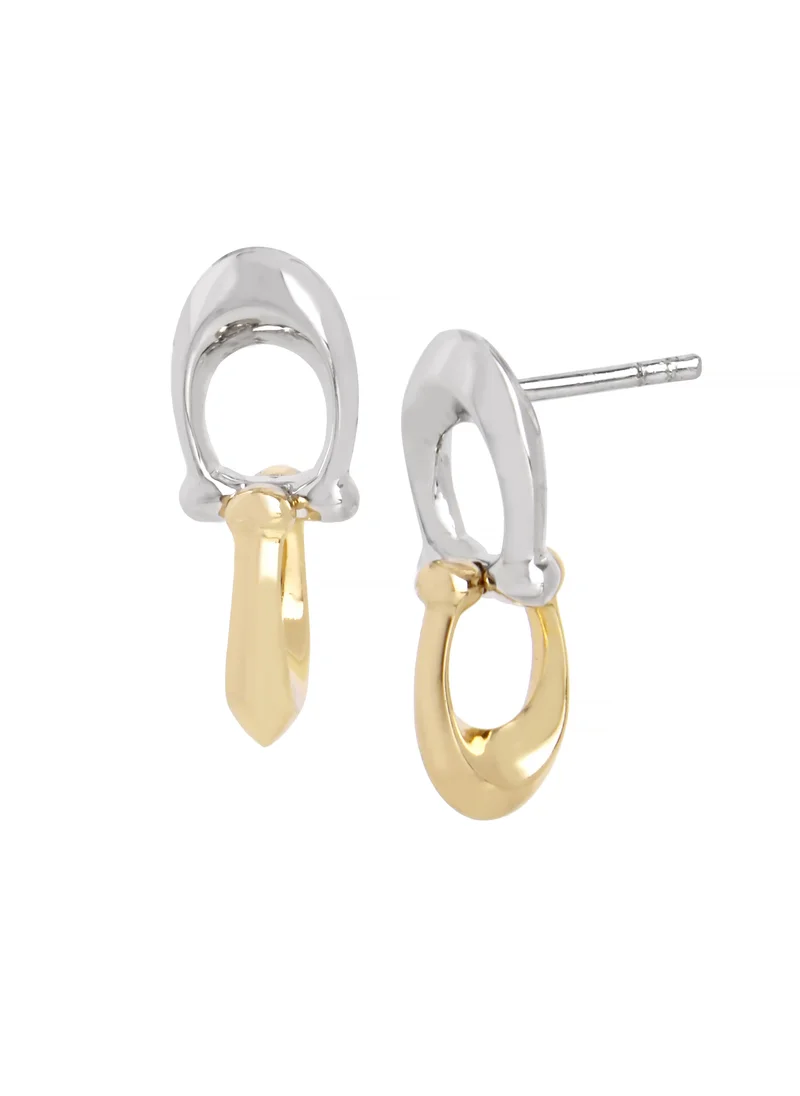 COACH Signature C Drop Earrings