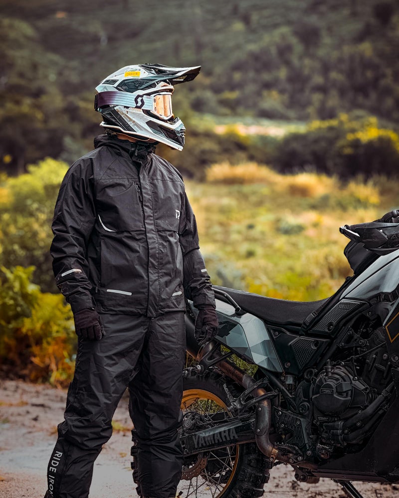 RIDEIRON Rain Suit Motorcycle Rain Gear Waterproof Jackets Pants Lightweight Durable Rainwear Outdoor Fishing Hiking for Men Women - Image 3