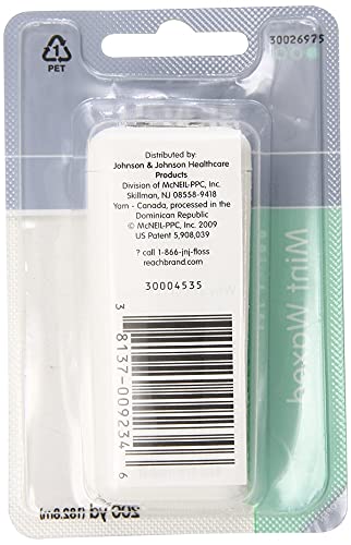REACH Mint Waxed Floss 200 Yards 7200 Inch (Pack of 4) - Image 3