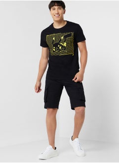 DIFUZED Attacking Pika Crew Neck T-Shirt  - Image 4
