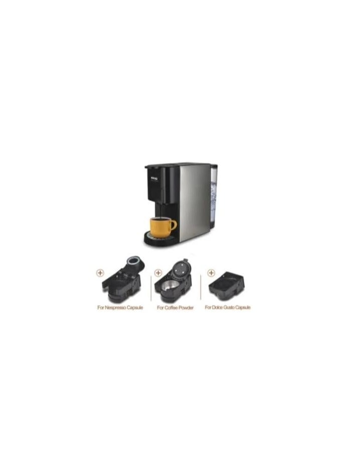 DSP Multi Capsule Coffee Machine 1450W Black Model KA3046-1 Year Full Warranty. - Image 2