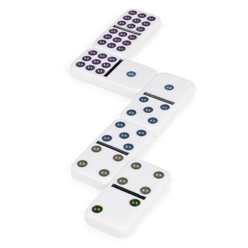 Spin Master Games Cardinal Classics Double Nine Dominoes Set in Storage Tin Dominoes for Kids Adults Classic Game 26 Players Easter Gift Ages 8 Up - Image 5