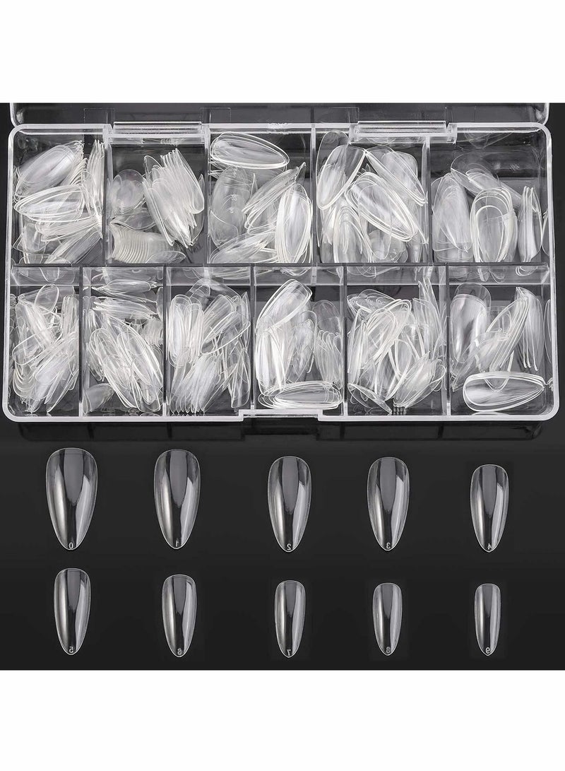 KASTWAVE Boxed Ultra-thin Clear False Nails Tips - Image 1