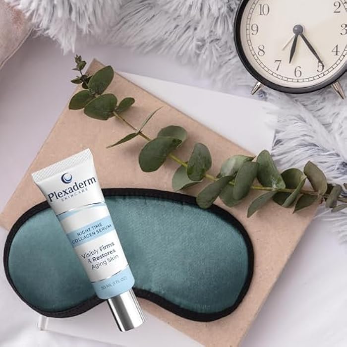 Plexaderm 15 mL Night Time Collagen Serum for Firmer, Fuller, more Youthful Looking Skin, Anti-Aging Collagen & Peptide Serum for Women & Men, Paraben-Free, Developed in the USA - Image 4