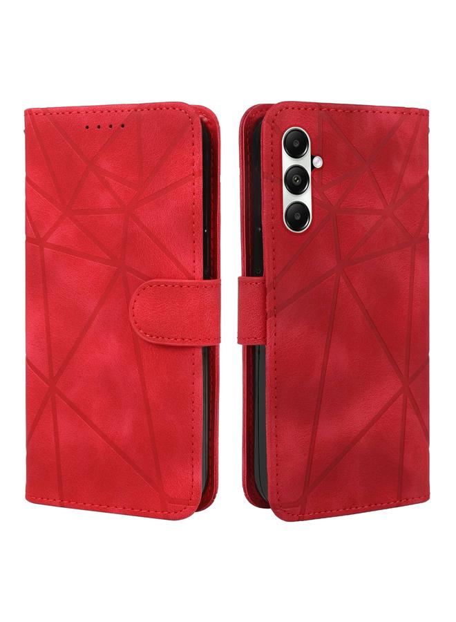 اس-توب جراب لهاتف Samsung Galaxy S23 FE 5G مصنوع من الجلد بخطوط هندسية - Image 2