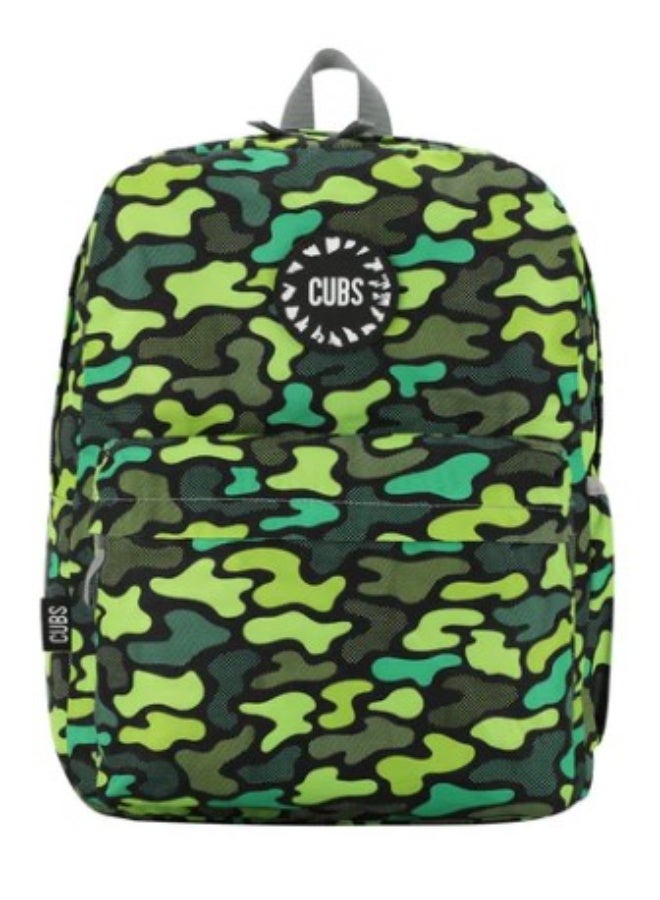 كابز حقيبة ظهر مموهة باللون الأخضر النيون     مقاس الحقيبة: متوسط  - Image 1