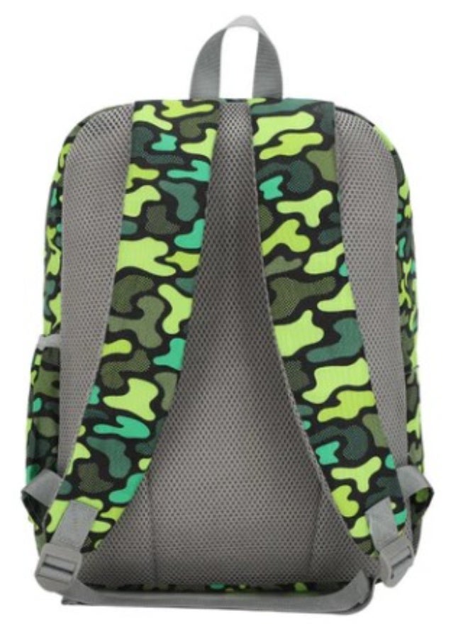 كابز حقيبة ظهر مموهة باللون الأخضر النيون     مقاس الحقيبة: متوسط  - Image 2