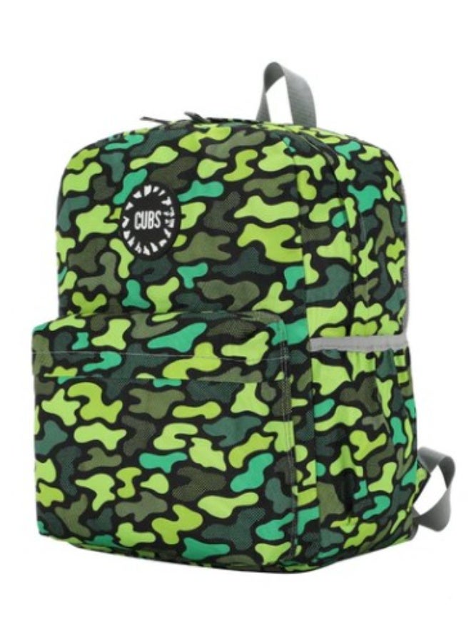 كابز حقيبة ظهر مموهة باللون الأخضر النيون     مقاس الحقيبة: متوسط  - Image 3