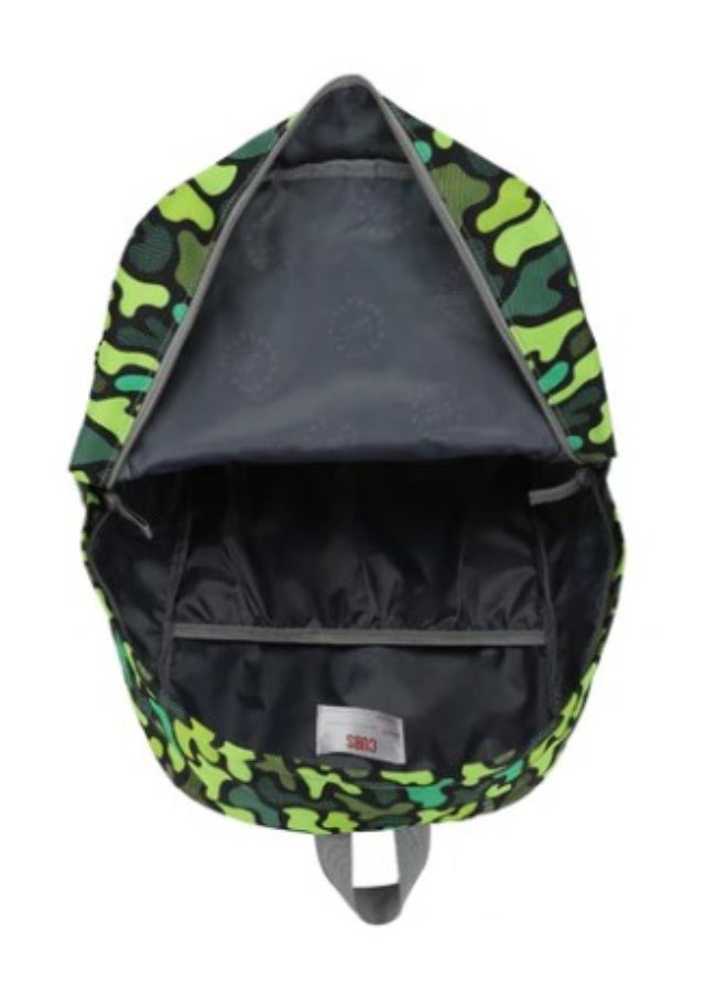 كابز حقيبة ظهر مموهة باللون الأخضر النيون     مقاس الحقيبة: متوسط  - Image 4