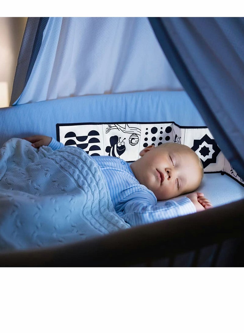 Y&D Black and White Cloth Books High Contrast Baby Book for Early Education Infant Three-Dimensional Can Bitten Tear Not Rotten Paper 0 to 3 year Toys Ladybug  - Image 3