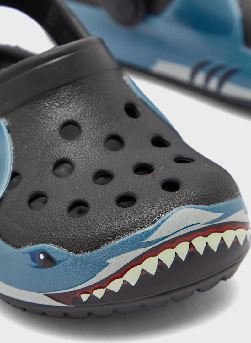 crocs Kids Shark Band Sandal