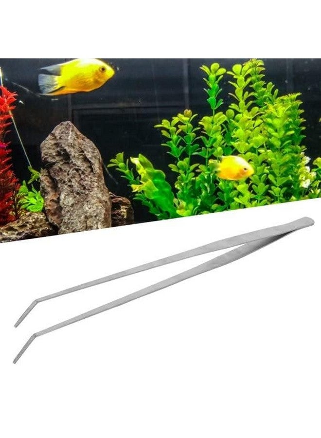 أدوات أحواض السمك المزروعة المصنوعة من الفولاذ المقاوم للصدأ مقاس 27 سم (ملقط ثني) من Petzlifeworld - Image 1