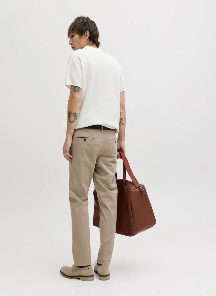 JACK & JONES Regular fit Split Neck knit Polo shirt