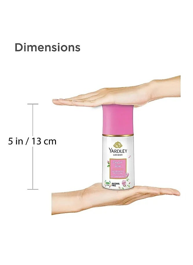 Yardley English Rose Roll On 50ml  - Image 4