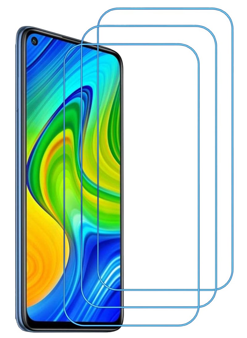 ACLIX 3 Pieces Antistatic ESD Dustproof Premium Quality High Definition Clear Tempered Glass Screen Protector Designed For Xiaomi Redmi Note 9 - Image 1