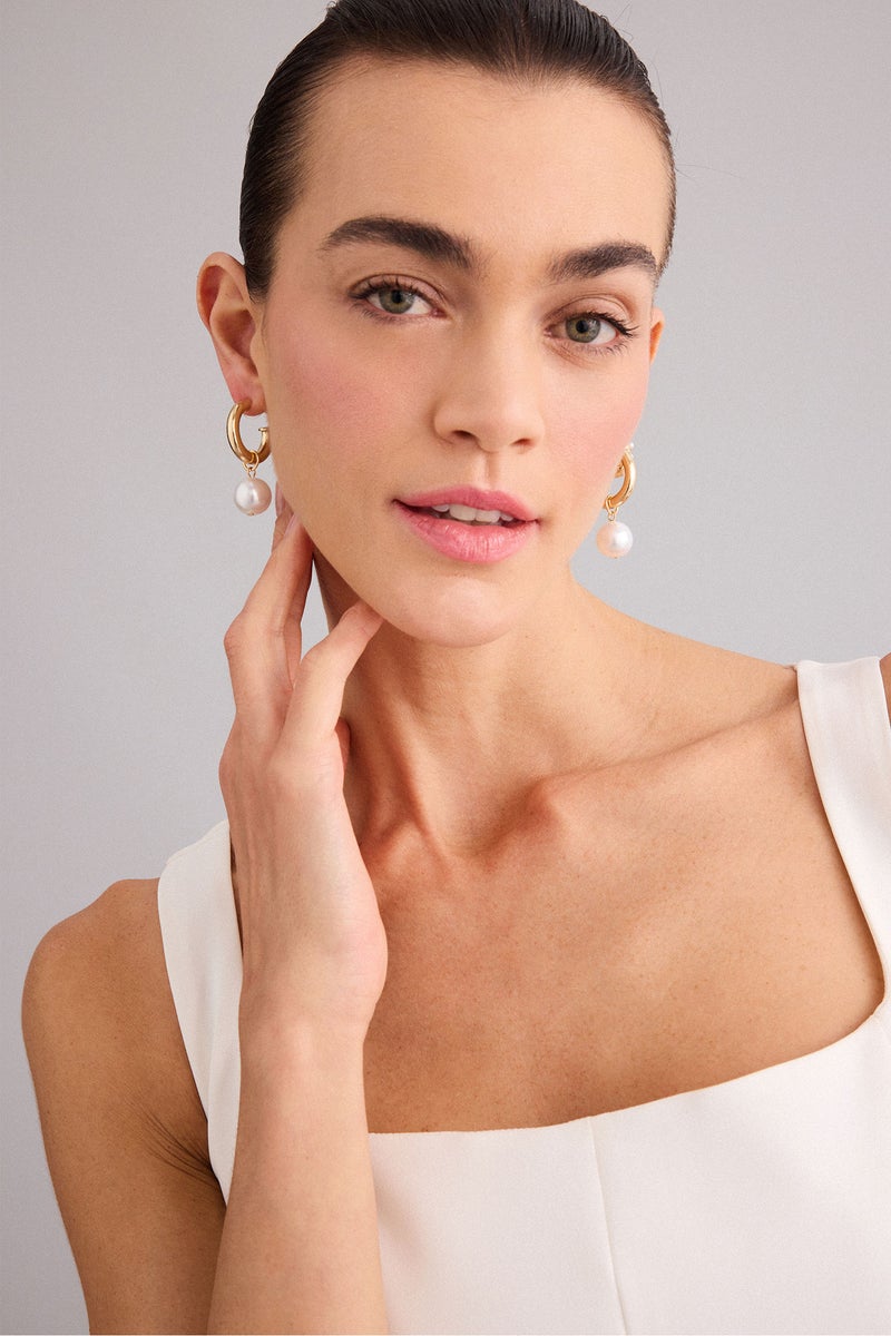 DeFacto Gold Woman Woman 2 Piece Earrings Casual - Image 1