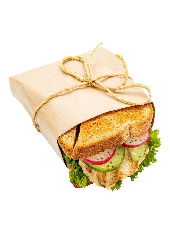 Restaurantware 12 x 12 Inch Pastry Sheets, 500 Durable Sandwich Wrapping Papers - Greaseproof, Microwavable, Kraft Paper Food Basket Liners, For Restaurants, Bakeries, Or Coffee Shops  - Image 2