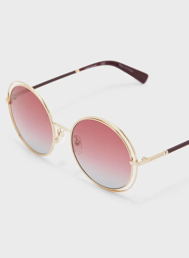 Longchamp Lo105Sl Round Sunglasses
