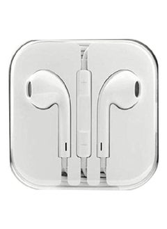 In Ear Wired Earphones With Mic For Apple iPhone 5/5G White