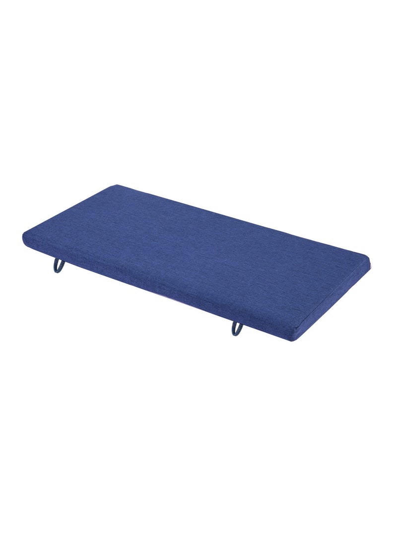 MICUSHION MICUSHION 30 x 14 inch Piano Bench Cushion for Indoor Shoe Storage with Ties Non Slip Picnic Bench Pad for Kitchen Dining Table Seat Navy Blue 