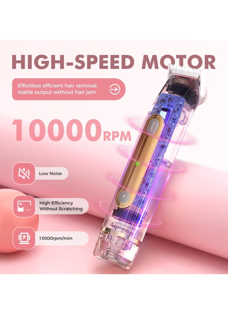 ماكينة إزالة الشعر الكهربائية للنساء، ماكينة حلاقة نسائية، ماكينة تشذيب البكيني، ماكينة حلاقة الوجه للسيدات، الجسم، الإبطين، الساقين، ماكينة حلاقة محمولة بدون ألم - Image 3