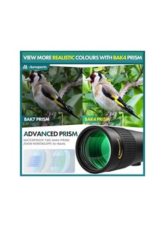 Generic 10-30x40 Zoom Monocular for Adults, Monocular Telescope High Power with Bak4 Prism, Compact Monoculars for Bird Watching Traveling Hunting Camping  - Image 4