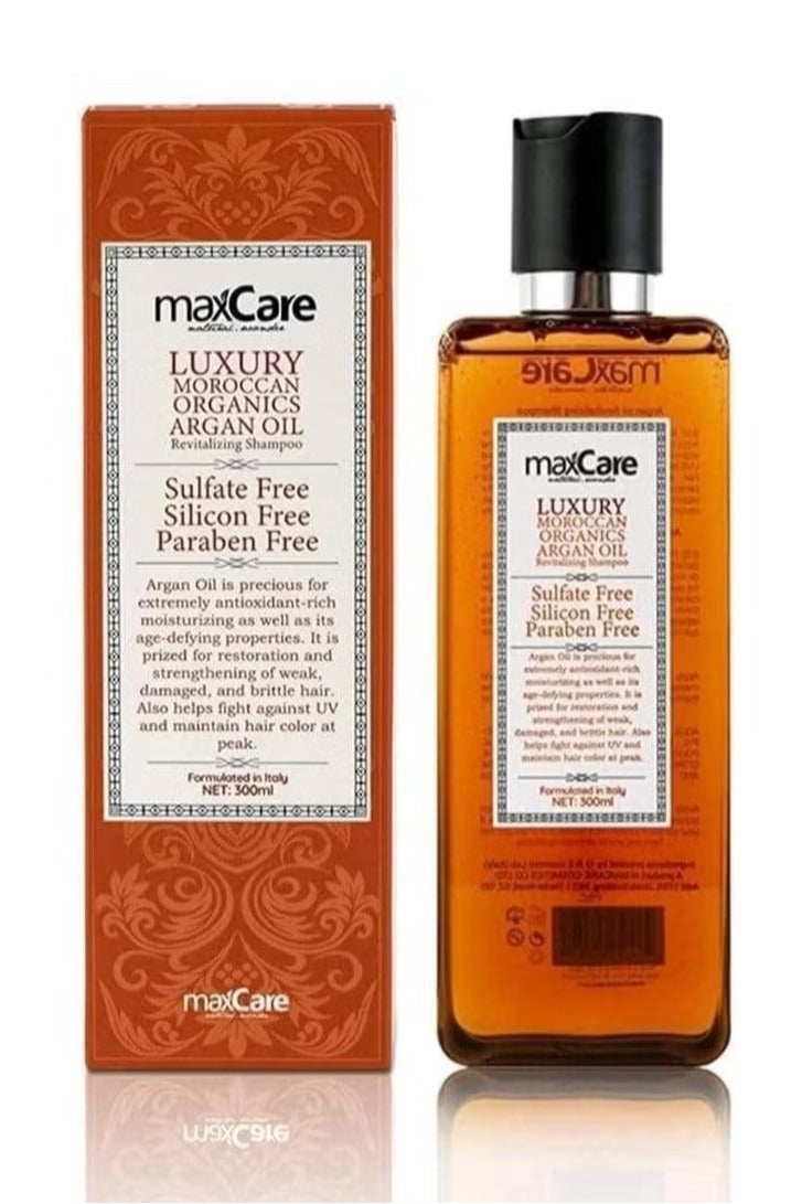 Moroccan Organic Argan Oil Sulfate-Free Shampoo 300ml