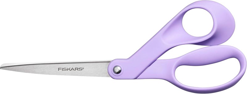 Fiskars Ultra Lilac Scissors Explore Design Collection HighGrade Stainless Steel Blades and Ergonomic Handles for Arts and Crafts - Image 2